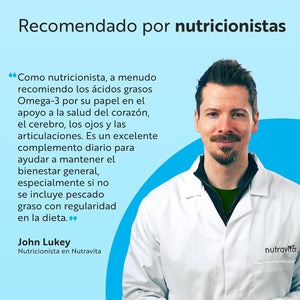 Nutravita Omega 3 2000Mg - Con 660Mg EPA Y 440Mg DHA - 240 Cápsulas Blandas (8 Meses) - Para Corazòn, Función Cerebral & Visiòn (EFSA) Omega 3 Capsulas - Omega3 Suplementos Para Hombres & Mujeres